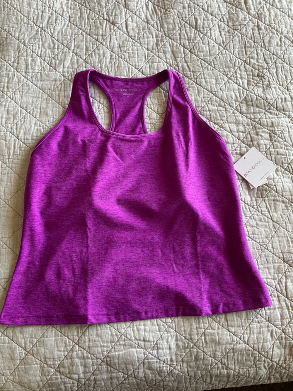 Beyond Yoga Vivid Plum Racerback Tank
